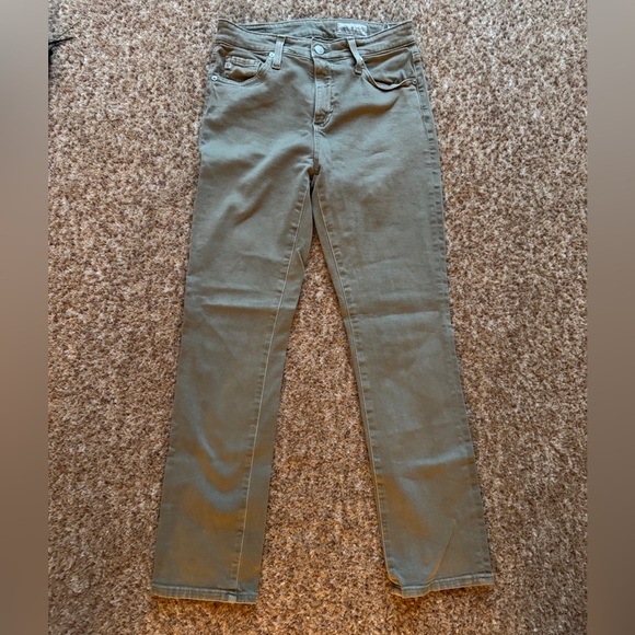 AG Adriano Goldschmied Tan Marni Crop Size 25R - Picture 1 of 4